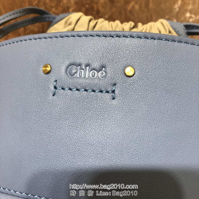 Chloe克洛伊 最新 進口小牛皮Roy系列 小號水桶包  ypk1012